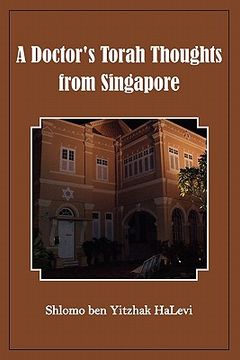 portada a doctor's torah thoughts from singapore (en Inglés)