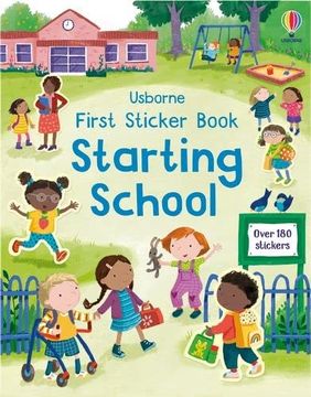 portada First Sticker Book Starting School (en Inglés)