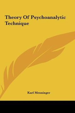 portada theory of psychoanalytic technique (in English)