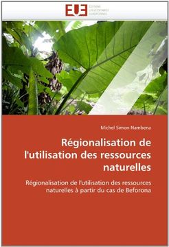 portada Regionalisation de L'Utilisation Des Ressources Naturelles