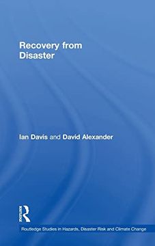 portada Recovery From Disaster (Routledge Studies in Hazards, Disaster Risk and Climate Change) (in English)