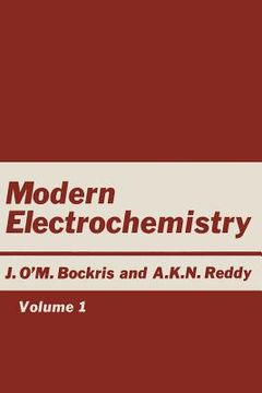 portada Modern Electrochemistry: Volume 1: An Introduction to an Interdisciplinary Area (in English)