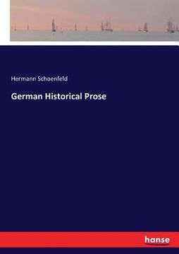 portada German Historical Prose (en Inglés)