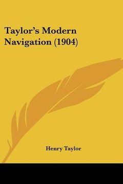 portada taylor's modern navigation (1904) (en Inglés)