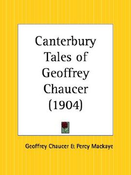 portada canterbury tales of geoffrey chaucer (en Inglés)