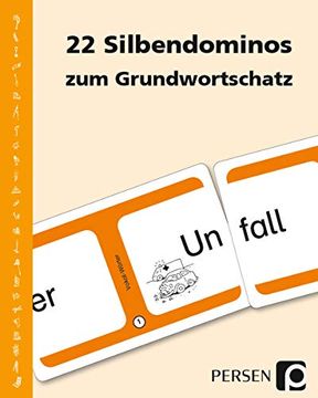 portada 22 Silbendominos zum Grundwortschatz (Kartenspiel) 