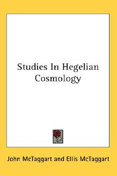 portada studies in hegelian cosmology (en Inglés)
