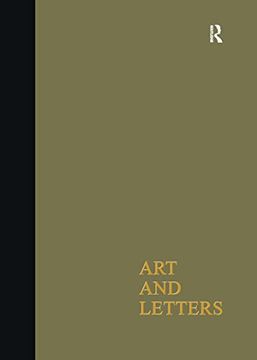 portada Art & Letters July-Winter 1918: 2 Volumes (en Inglés)