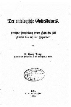 portada Der ontologische Gottesbeweis (en Alemán)