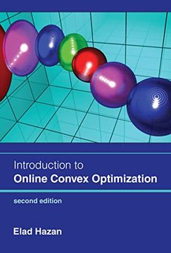 portada Introduction to Online Convex Optimization, Second Edition (Adaptive Computation and Machine Learning Series) (en Inglés)