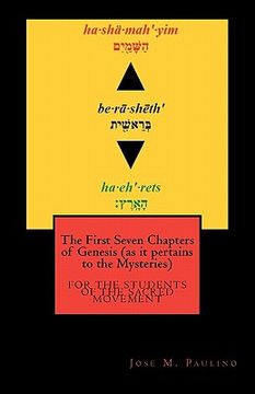 portada the first seven chapters of genesis (as it pertains to the mysteries) (en Inglés)