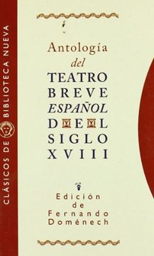 portada Antologia Teatro Breve Espanol Del Siglo Xviii