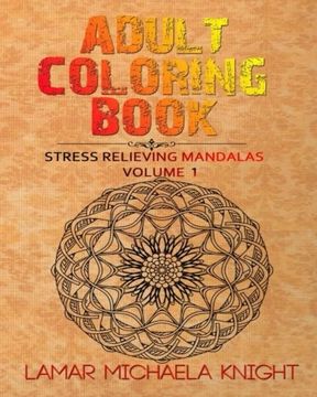 portada Adult Coloring Book: Stress Relieving Mandalas