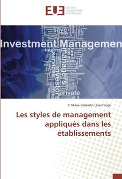 portada Les styles de management appliqués dans les établissements (French Edition)