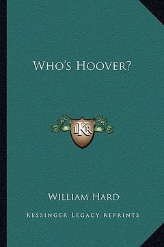 portada who's hoover? (in English)