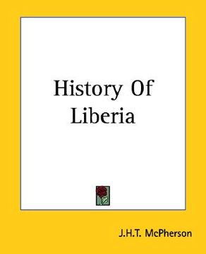 portada history of liberia (en Inglés)