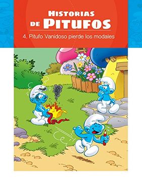portada Los Pitufos. Historias de Pitufos. Pitufo Vanidoso Pierde sus Modales (in Spanish)
