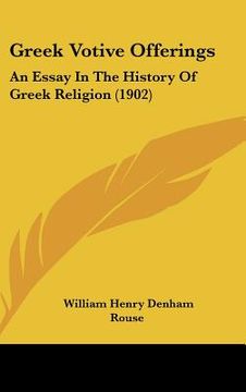 portada greek votive offerings: an essay in the history of greek religion (1902)