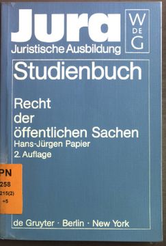 portada Recht der Öffentlichen Sachen. Jura-Studienbuch (en Alemán)