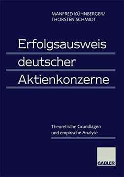 portada Erfolgsausweis Deutscher Aktienkonzerne: Theoretische Grundlagen und Empirische Analyse (in German)