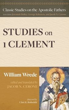 portada Studies on First Clement (in English)