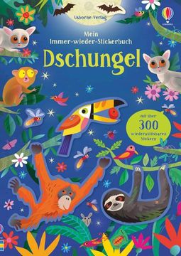 portada Mein Immer-Wieder-Stickerbuch: Dschungel (en Alemán)