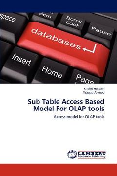 portada sub table access based model for olap tools (en Inglés)