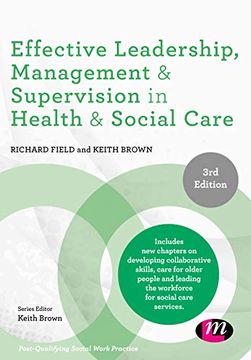 portada Effective Leadership, Management and Supervision in Health and Social Care (Post-Qualifying Social Work Practice Series) (en Inglés)