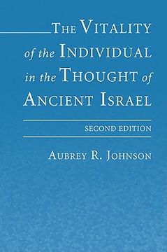 portada the vitality of the individual in the thought of ancient israel (en Inglés)