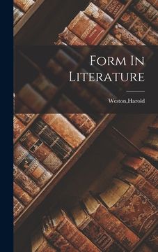 portada Form In Literature (in English)