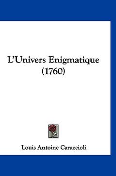 portada L'Univers Enigmatique (1760) (en Francés)