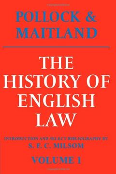 portada The History of English Law: Before the Time of Edward i: V. 1 (en Inglés)