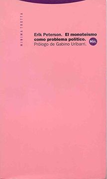 portada El Monoteismo Como Problema Politico (in Spanish)