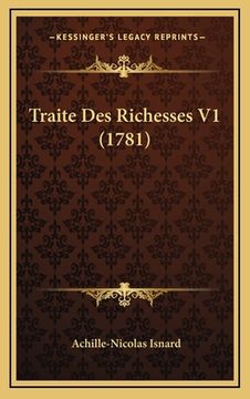 portada Traite Des Richesses V1 (1781) (en Francés)