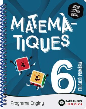 portada Enginy 6º Educacion Primaria Matematiques Catalunya / Comunidad Valenciana / Illes Balears (en Catalá)