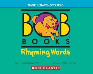 portada Bob Books - Rhyming Words Hardcover Bind-Up | Phonics, Ages 4 and up, Kindergarten (Stage 1: Starting to Read) (in English)