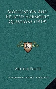 portada modulation and related harmonic questions (1919) (in English)