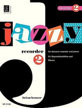 portada Jazzy Recorder, für Sopran-Blockflöte und Klavier
