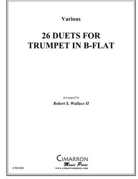 portada 26 Duets for Trumpets in B-Flat (en Inglés)