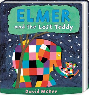 portada Elmer and the Lost Teddy: Board Book (Elmer Picture Books) (en Inglés)