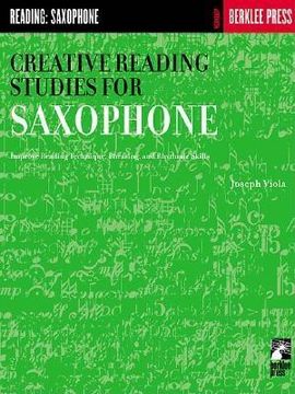 portada creative reading studies for saxophone (en Inglés)