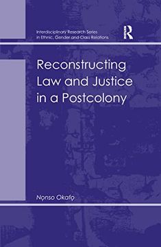 portada Reconstructing Law and Justice in a Postcolony (en Inglés)