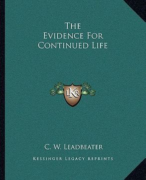 portada the evidence for continued life (in English)