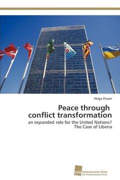 portada peace through conflict transformation (en Inglés)