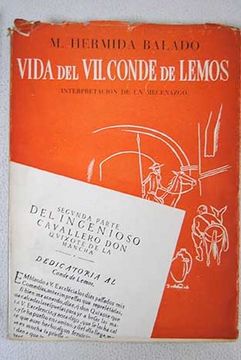 Libro Vida del VII Conde de Lemos, Hermida Balado, M ...