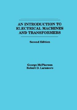portada an introduction to electrical machines and transformers (en Inglés)