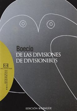portada De las Divisiones = de Divisionibus (Edicion Bilingue Español-La Tin)