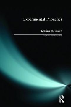 portada experimental phonetics: an int (en Inglés)