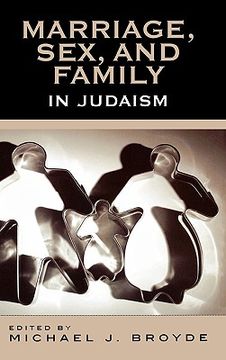 portada marriage, sex, and family in judaism (en Inglés)