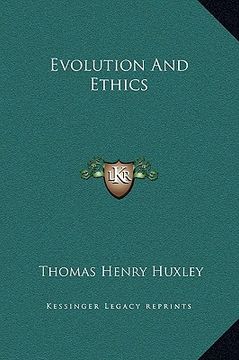 portada evolution and ethics (en Inglés)
